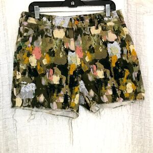 Anthropologie Multicolor High Waist Shorts